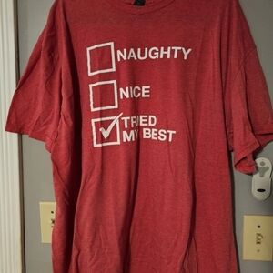 Mens Christmas Graphic Tshirt Funny Size 3xl